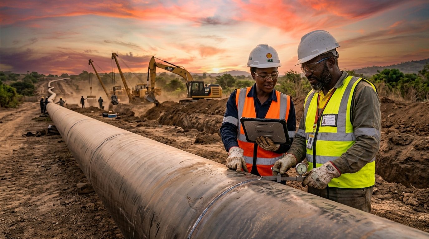 Oil & Gas pipeline engineering construction environment